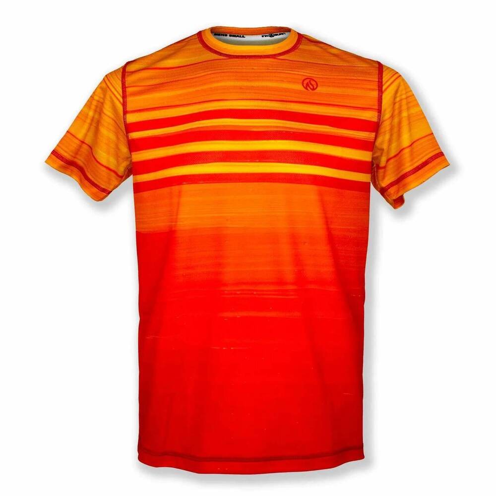 NEW INKNBURN men's mango tech shirt in orange